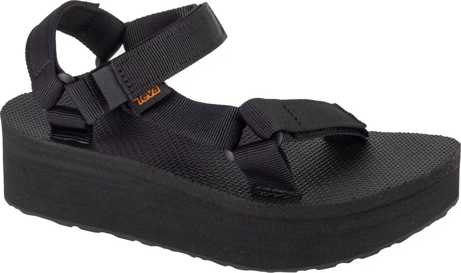 Čierne sandále na platforme Teva W Flatform Universal Sandals 1008844-BLK Veľkosť: 37