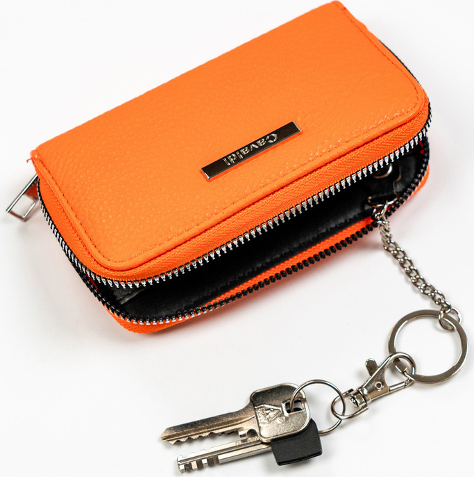4U Cavaldi oranžová peňaženka s textúrou M779 ABT-01-BL Veľkosť: ONE SIZE