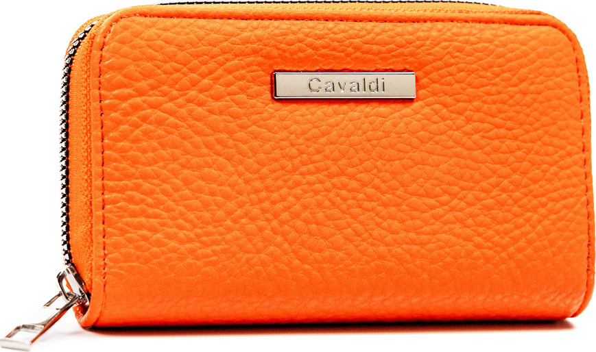 4U Cavaldi oranžová peňaženka s textúrou M779 ABT-01-BL Veľkosť: ONE SIZE