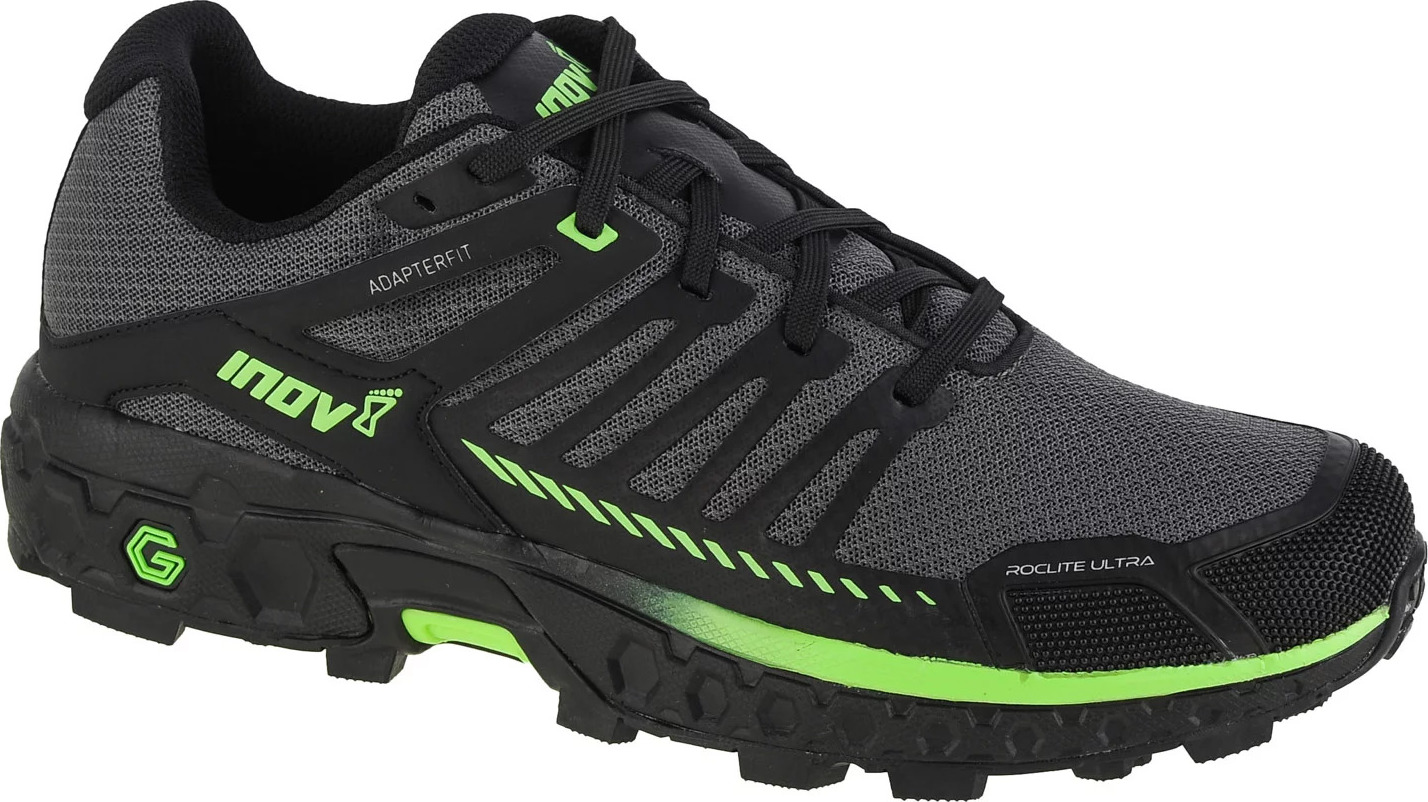 Tmavosivé pánske bežecké tenisky Inov-8 Roclite Ultra G 320 001079-BKGR-M-01 Veľkosť: 42,5