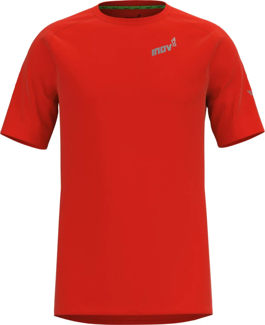 Červené pánske športové tričko Inov-8 Base Elite SS Tee 000278-RD-03 Veľkosť: M