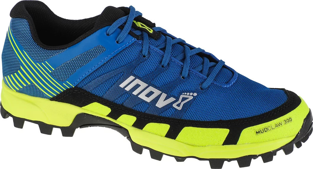 Modré dámske bežecké topánky Inov-8 Mudclaw 300 000771-BLYW-P-01 Veľkosť: 37