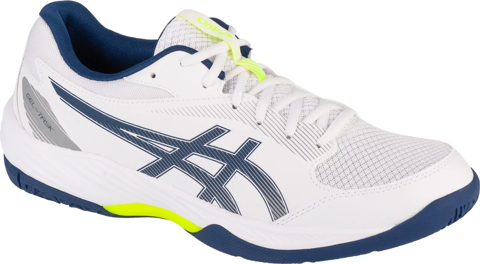 Biele pánske tenisky ASICS Gel-Task 4 1071A103-100 Veľkosť: 44,5