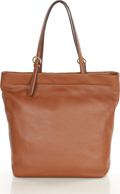 MARCO MAZZINI Svetlohnedá dámska shopper kabelka (G12399b) Veľkosť: ONE SIZE