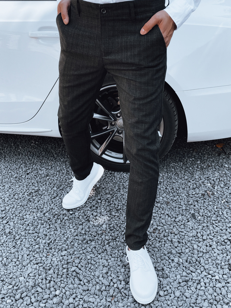 Tmavosivé spoločenské nohavice UX4383 Veľkosť: 33