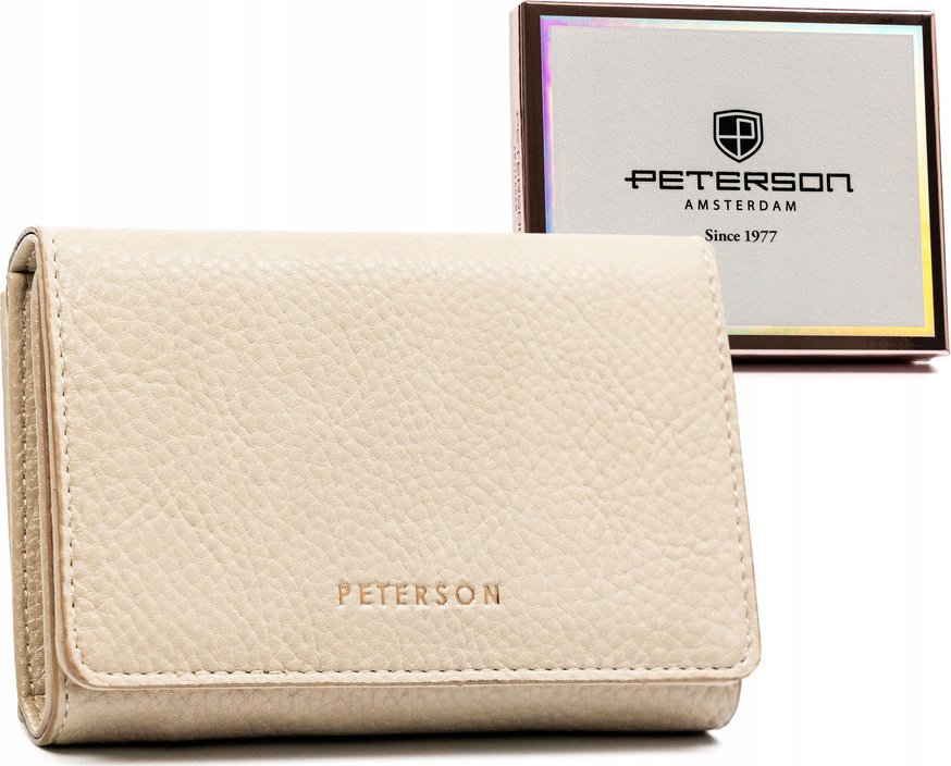 Peterson béžová priestranná peňaženka Y682 PTN 013-HB Veľkosť: ONE SIZE