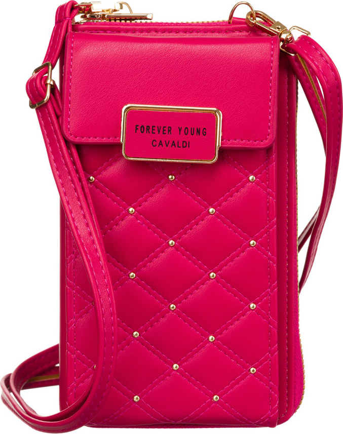 4U Cavaldi tmavoružová peňaženka s odnímateľným popruhom M774 M-09 Veľkosť: ONE SIZE