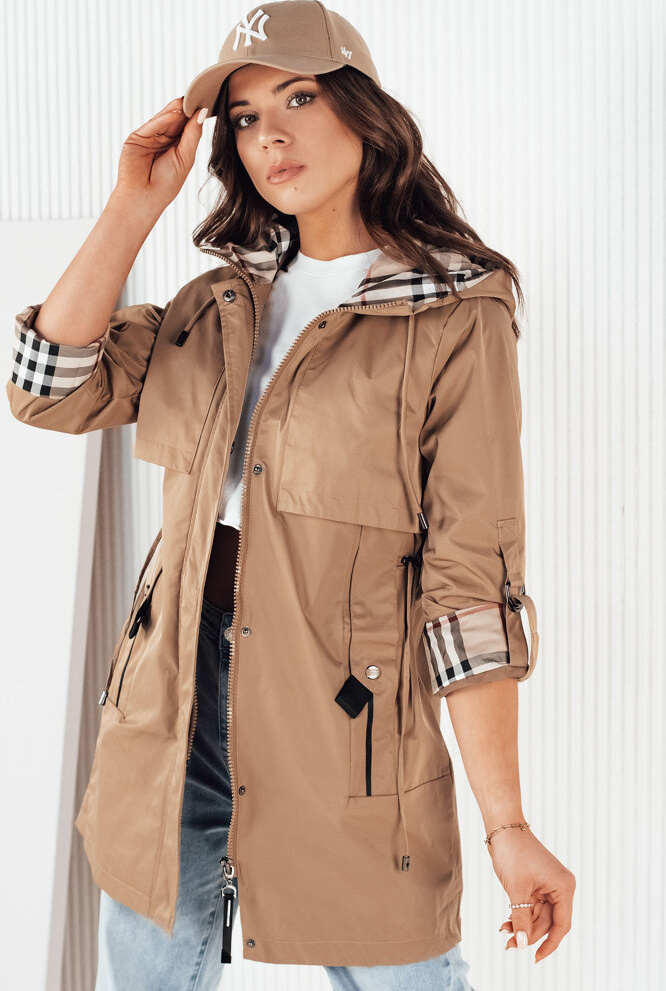 Hnedá parka VERDU TY4225 Veľkosť: L