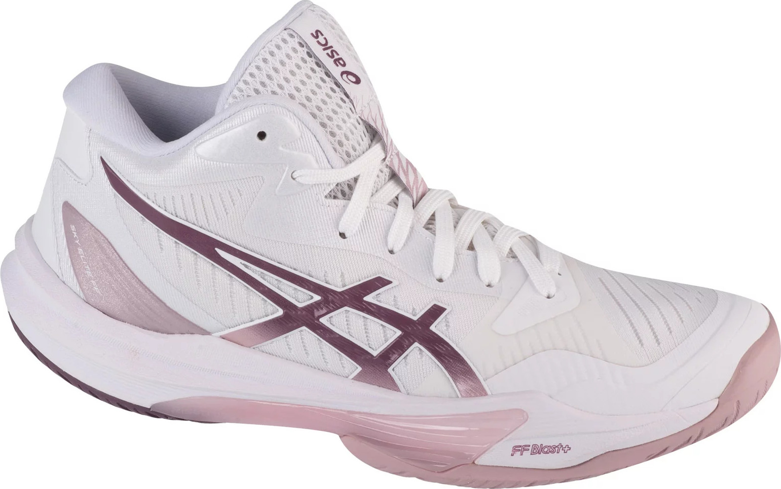 Bielo-ružová dámska volejbalová obuv ASICS Sky Elite FF MT 3 1052A076-101 Veľkosť: 42