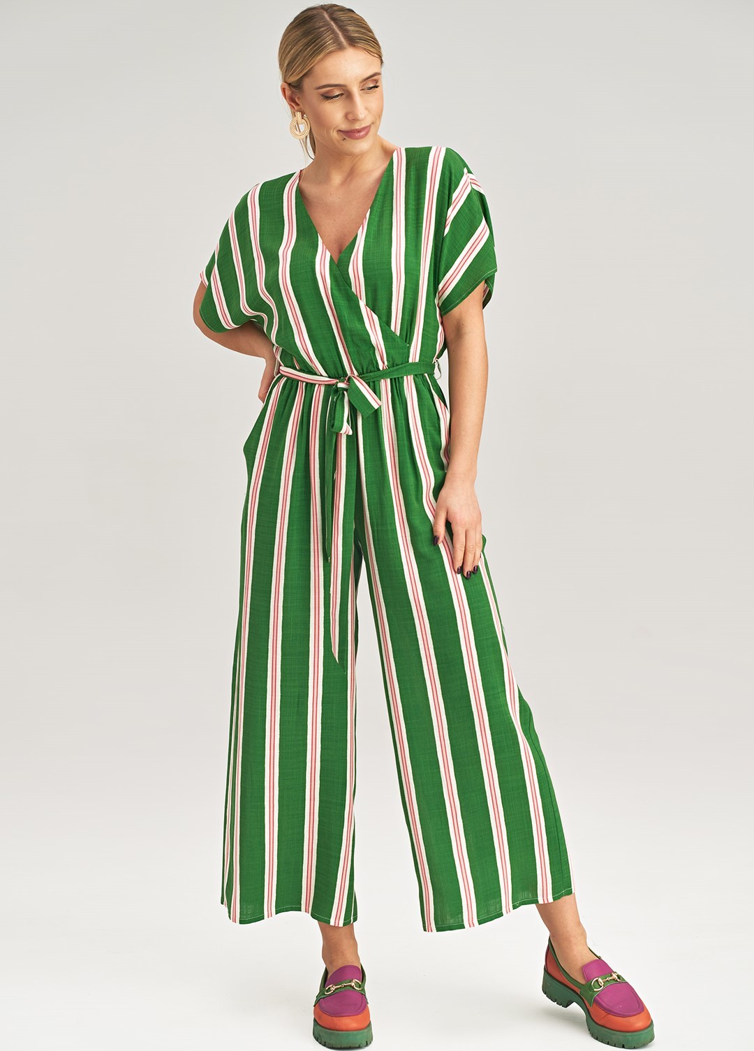 Zelený pruhovaný dlhý overal M1022 Pattern 179 Veľkosť: L/XL