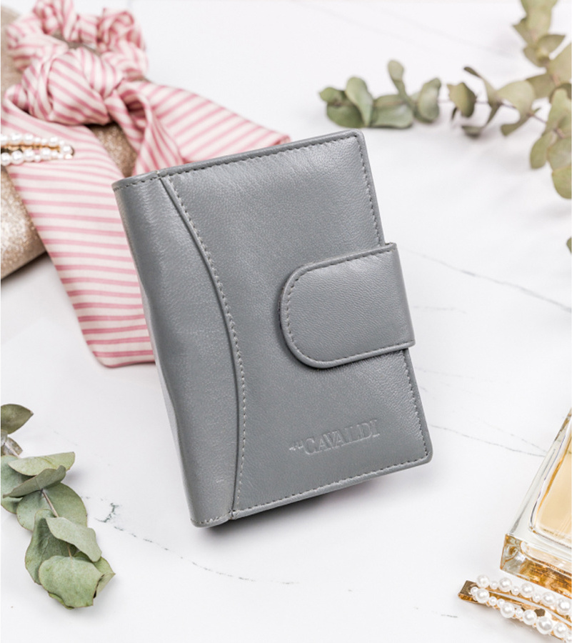 4U Cavaldi Sivá priestranná dámska peňaženka M804 RD-09-GCL Veľkosť: ONE SIZE