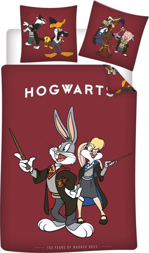 Vínovo červené detské obliečky Warner Bros - Looney Tunes Veľkosť: ONE SIZE