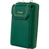 4U Cavaldi tmavozelená peňaženka s odnímateľným popruhom M839