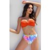 Oranžovo-batikované bikiny Alice