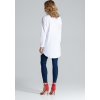 Dámska biela dlhšia košeľa