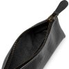 SOLIER Čierne kožené púzdro na perá