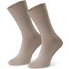 Béžové pánske bambusové ponožky Art.149