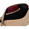Rovicky Béžová crossbody taška so strieborným kovaním