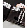 Rovicky čierna kožená pánska peňaženka L234
