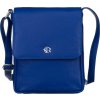 Rovicky modrá dámska kožená messenger taška