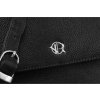 Rovicky čierna crossbody taška z prírodnej kože