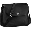 Rovicky čierna crossbody taška z prírodnej kože