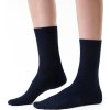 Tmavomodré dámske bambusové ponožky Art.125
