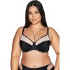 Čierna polovystužená podprsenka Ava 2135