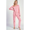 Ružové teplé pyžamo Taro Ruth