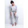 Sivé dlhé pyžamo Sensis Silver Angora Soft