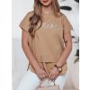 Camel dámske tričko s podšívkou DREAMY