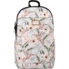 Rovicky biely dámsky batoh so vzorom vtáčikov