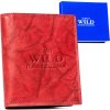 Always Wild červená elegantná pánska peňaženka A229