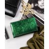 Rovicky Zelená dámska kožená lakovaná peňaženka V141