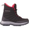 Čierno-červené dámske trekingové vodeodolné topánky