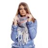 Svetlomodrý dámsky šál (Veľkosť ONE SIZE)