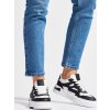 Bielo-čierne sneakersy na platforme