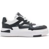 Bielo-čierne sneakersy na platforme