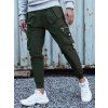 Khaki pánske cargo nohavice