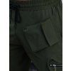 Khaki pánske cargo nohavice