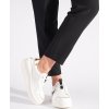 Kožené biele sneakersy na platforme