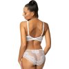 Biela čipková push-up podprsenka Mat Estelle