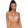 Béžové čipková push-up podprsenka Mat Estelle