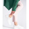 Biele sneakersy na platforme