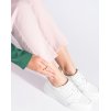 Biele sneakersy na platforme