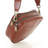 MARCO MAZZINI Hnedá menšia crossbody v tvare podkovy