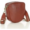 MARCO MAZZINI Hnedá menšia crossbody v tvare podkovy