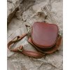 MARCO MAZZINI Hnedá menšia crossbody v tvare podkovy