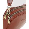 MARCO MAZZINI Hnedá menšia crossbody v tvare podkovy