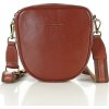 MARCO MAZZINI Hnedá menšia crossbody v tvare podkovy
